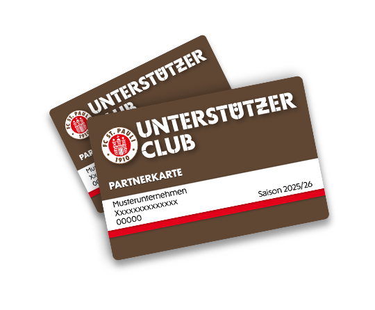 Partnerkarten – UnterstützerClub FC St. Pauli