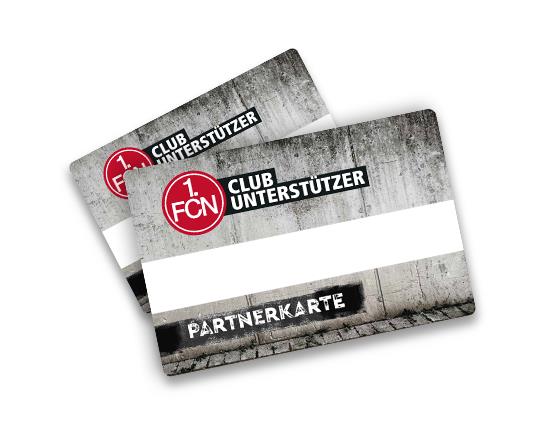 Partnerkarten – Club-Unterstützer des 1. FC Nürnberg